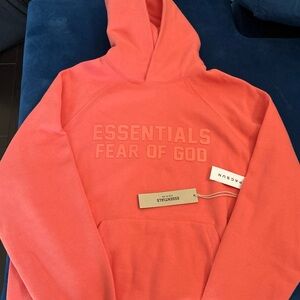 Essentials Coral Hoodie